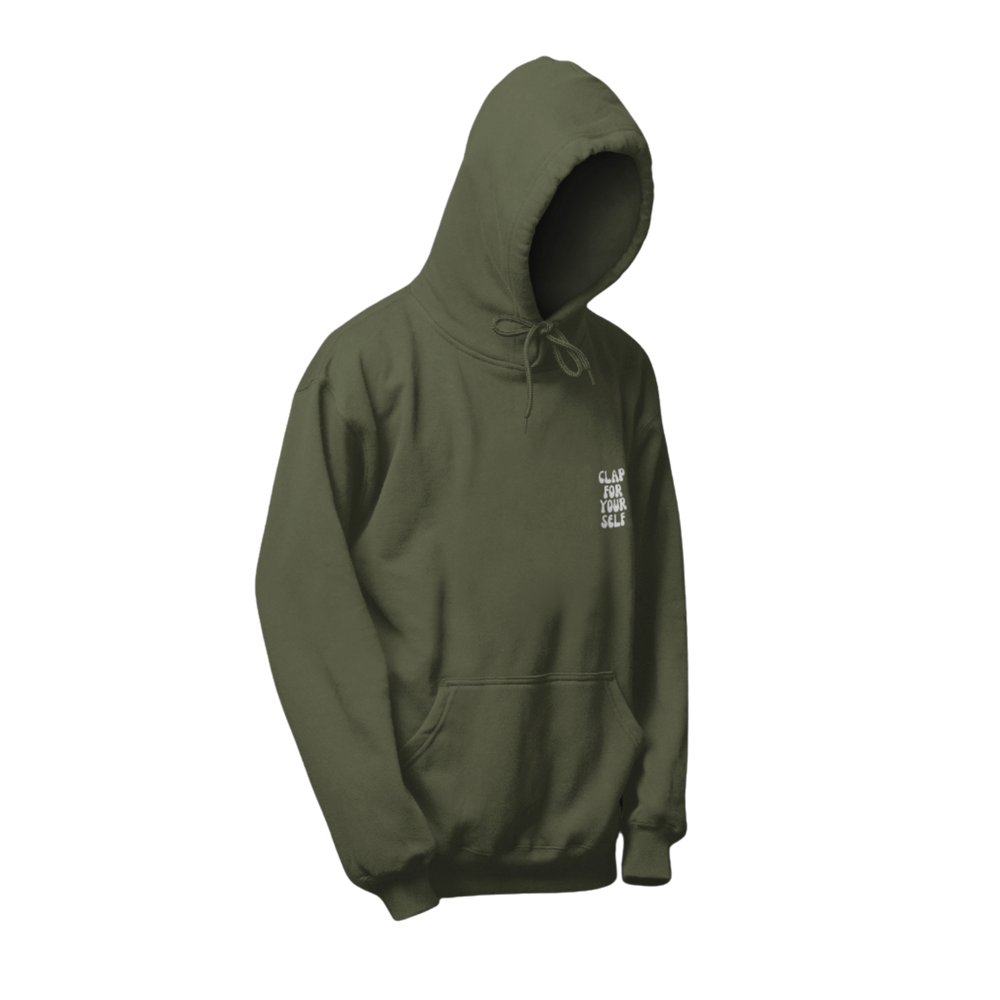 Hoodie | Clap for yourself - Groen