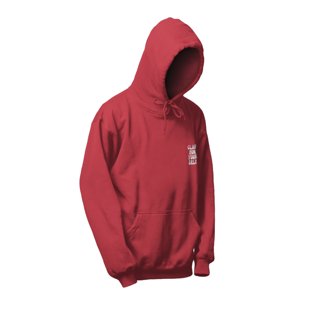 Hoodie | Clap for yourself - Rood