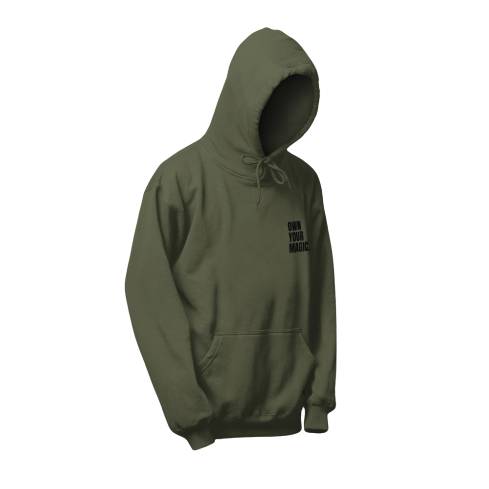 Hoodie | Own your magic - Groen