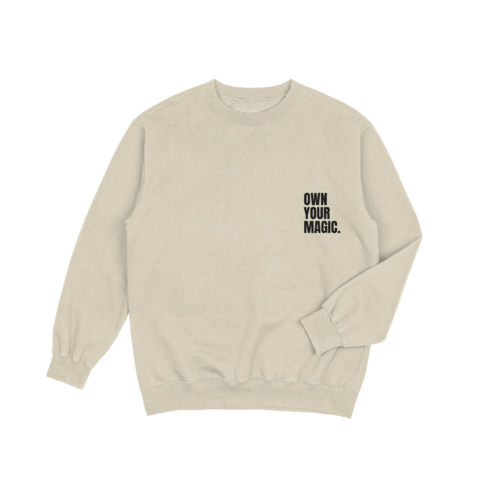 Sweater | Own your magic - Beige